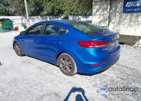 2018 Hyundai Elantra Sel из США, поврежденный, VIN 5NPD84LFXJH249640